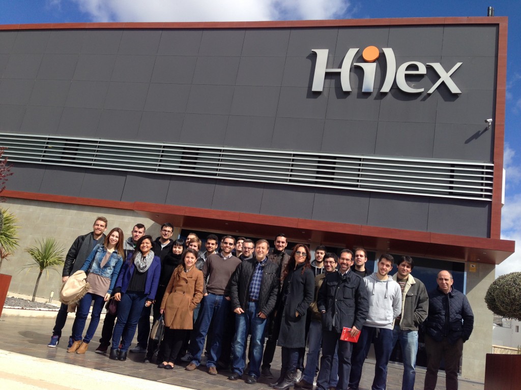 los alumnos del MUIOL visitan la empresa Hilex