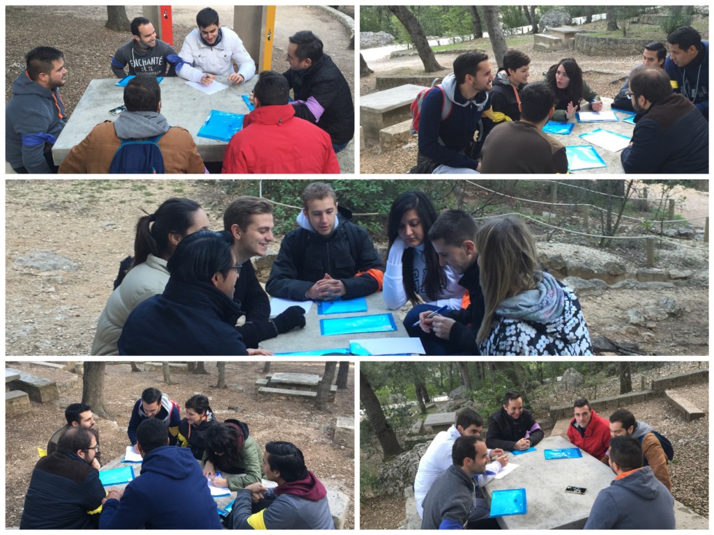 Outdoor training de los alumnos del MUIOL en la Font Roja