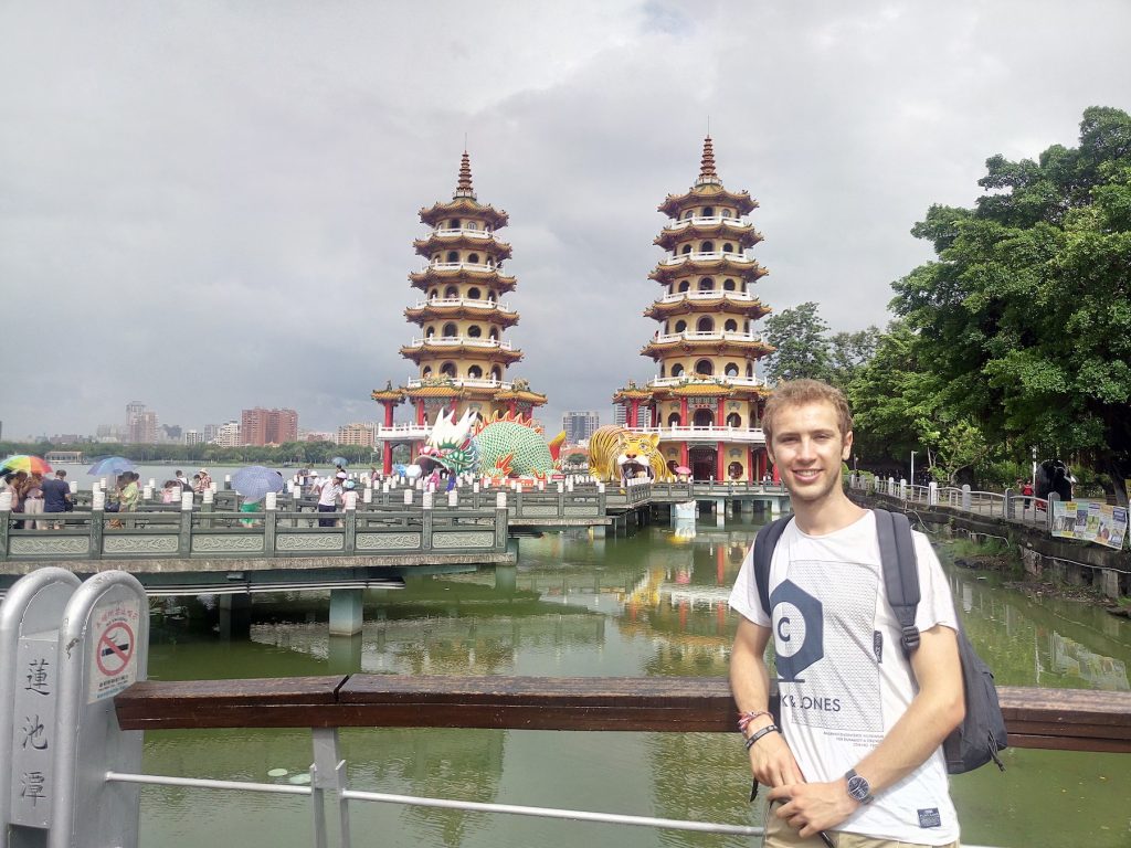 Jorge Blanco alumno del MUIOL en Taiwan