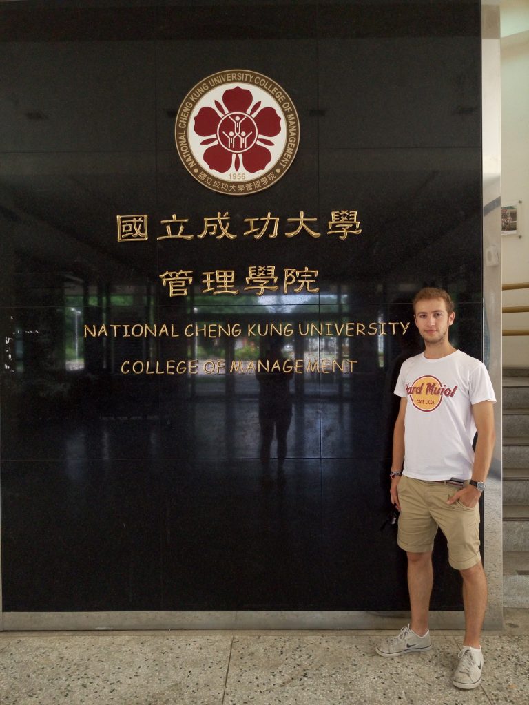 Jorge Blanco alumno del MUIOL en Taiwan