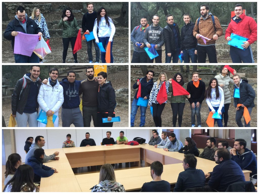Outdoor training de los alumnos del MUIOL en la Font Roja