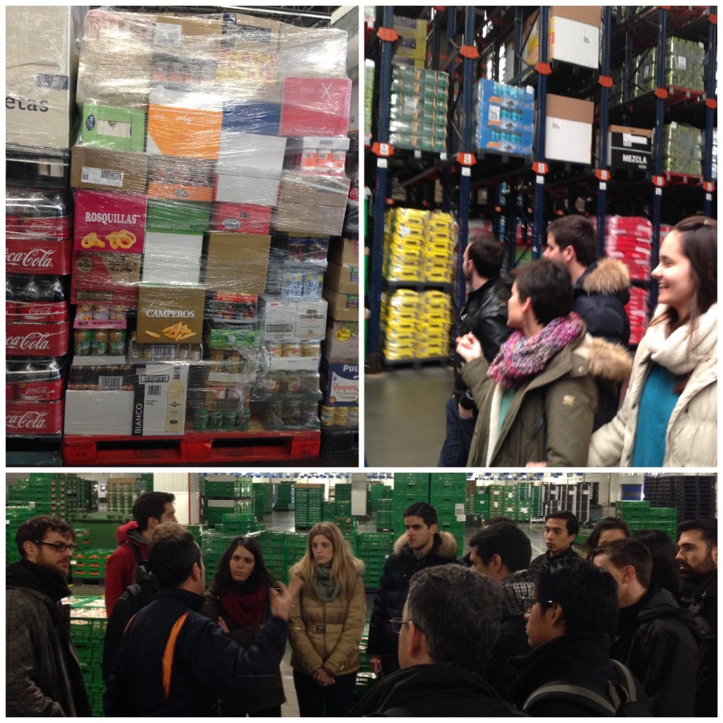 Los alumnos del MUIOL en el Centro Logístico de Mercadona
