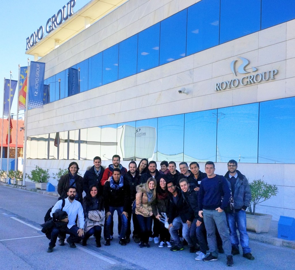 los alumnos del MUIOL visitan Royo Group
