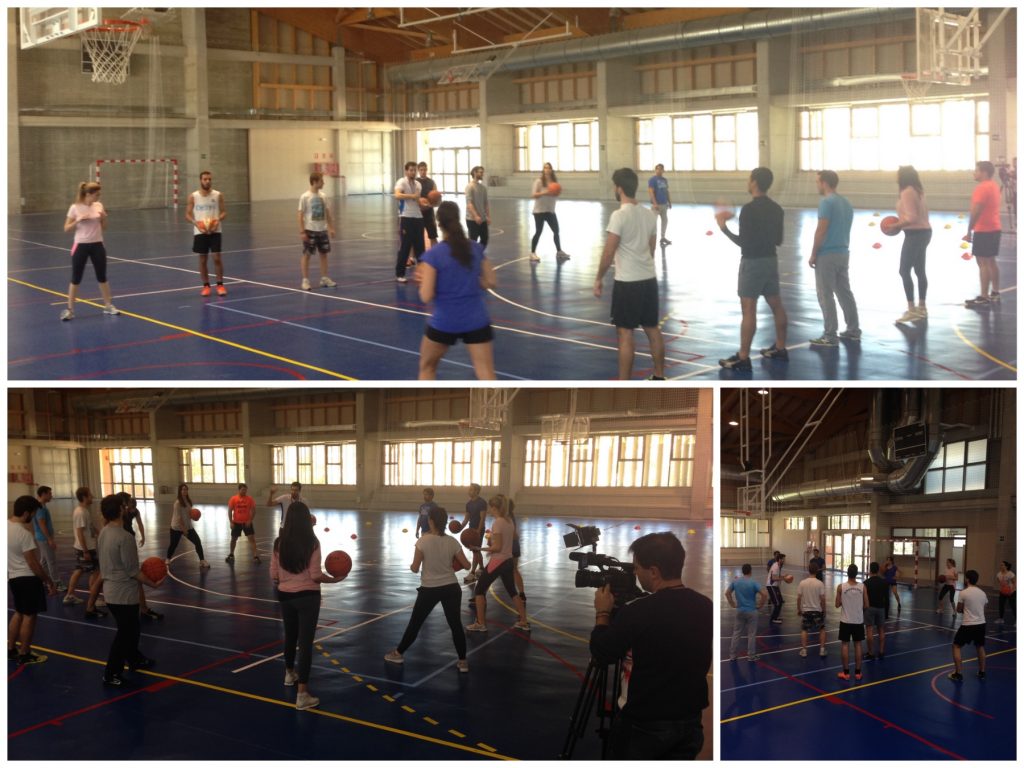 los alumnos del MUIOL aprenden kaizen mientras juegan al basket