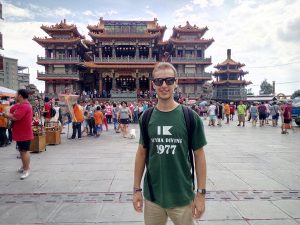 Jorge Blanco alumno del MUIOL en Taiwan